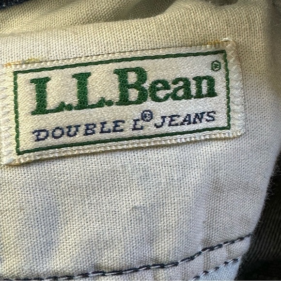 Vintage L.L Bean Double L Womens Straight Jeans Blue size 12 - Picture 6 of 11